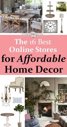 the 16 best online stores for affordable home decor