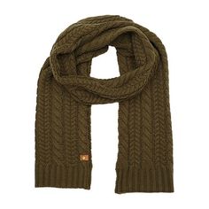 This Frye and Co. women's large oblong cold-weather scarf features a chic classic cable-knit design. Pair it with a beanie and gloves from the collection to complete the look. Warmth Factor: MidweightFiber Content: 100% PolyesterFabric Description: KnitCare: Hand WashCountry of Origin: Imported Winter Accessories, Knitting Designs, Handbag Accessories, The Collection, Cable Knit, Cold Weather, Gloves, Women Handbags, Cable