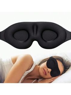 1pc Unisex 3D Contoured Cup Sleep Mask And Eye Mask, Concave Mold Night Sleep Face Mask, Light-Blocking, Soft Comfortable Eye Mask, Suitable For Travel, Yoga, Nap, Black Black    Polyester     Yoga/Pilate, size features are:Bust: ,Length: ,Sleeve Length: Eye Mask Sleep, Gene False, Silk Eye Mask, Outdoor Yoga, Eye Cover, Eye Pillows, Natural Sleep, Dye Free, Eye Bags