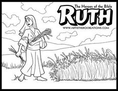 a coloring book with the words ruth on it and an image of a woman holding a guitar