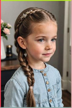 Explore 25 stylish and easy picture day hairstyles for kids. From braids to buns, find the perfect look to make your child’s school photo shine. Picture Day Hairstyles For Kids, Picture Day Hairstyles, Baby Girl Hairstyle, Baby Hairstyle, Cute Wedding Hairstyles, Picture Day Hair, Easy Little Girl Hairstyles, Stylish Ponytail, Girly Hairstyles