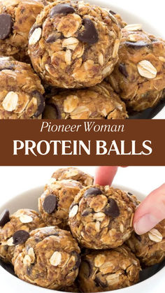 Pioneer Woman Protein Balls Easy Peanut Butter Chocolate Chip Protein Balls, Flax Seed Energy Balls, Simple Protein Balls, No Bake Protein Energy Balls, Protein Snacks Low Carb, Peanut Butter Powder Recipes, Protein Balls Recipe, Protein Snacks Recipes, Oatmeal Energy Bites