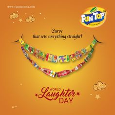 an advertisement for the world laughter day