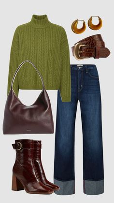 Fall Attire, Scarf Women Fashion, Fashion Hacks Clothes, Outfits Winter, Autumn Outfit, Lookbook Outfits, Fall Winter Outfits, Daily Outfits, Casual Outfit