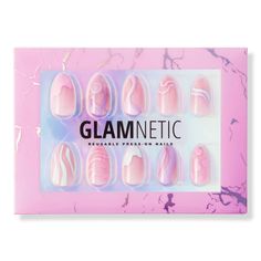 Wild Card Press-On Nails - Glamnetic | Ulta Beauty Best Press On Nails, Short Almond Nails, Artsy Design, Pastel Nails, Wild Card, Manicure Set, Nails At Home, Nail Sizes, Artificial Nails