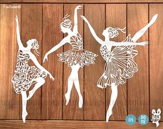 Ballerina SVG Bundle!! 3 Papercut Templates | Ballet Dancer svg cut files | Commercial and personal use | Paper Cut Out | for Cricut Cameo Ballerina Svg, Ballerina Clipart, Ballerina Silhouette, Svg Kids, Decorate Notebook, Template Instagram, Ballet Dancer, Vinyl Paper, Paper Cut Art