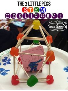 Stem Night, Stem Lessons, Kindergarten Stem, Steam Ideas, Preschool Stem, The Three Little Pigs, Stem Lesson, Stem Classroom, Stem Challenge