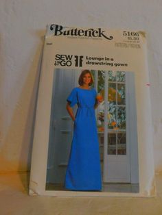 a sewing pattern for a women's dress with sleeves and waist, from the butterick catalog