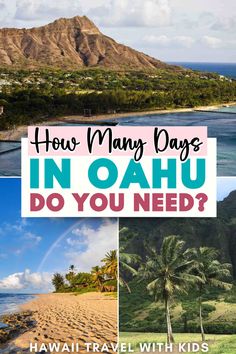 Not sure how many days you need for an unforgettable Oahu trip? Whether you have 3 days in Oahu or more, this guide helps with Oahu trip planning, featuring the best things to do on Oahu, tips for Oahu Waikiki, and must-visit best beaches Oahu. Perfect for planning your Honolulu Hawaii vacation, this post will help you decide how to make the most of your time on the best Hawaiian island! Honolulu Hawaii Vacation, Big Island Itinerary, Kauai Itinerary, Oahu Things To Do, Hawaii On A Budget, Oahu Itinerary, Best Hawaiian Island, Oahu Waikiki, Things To Do On Oahu