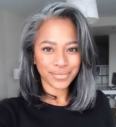 Gray Blending, Grey Hair Journey, Silver Haired Beauties, Going Grey, Gorgeous Gray Hair, Grey Hair Inspiration, Beautiful Gray Hair, Silver Foxes, Silver Grey Hair