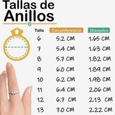 a woman's hand with a ring on it and the measurements for her engagement ring