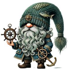 an image of a cartoon character holding a steering wheel and wearing a green knitted hat