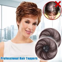 Hair Wig Women Beauty Thin Hairpiece Toupee Clip On Cranial Roof Hair Topper 2000 Hair, Short Blue Hair, Hairpieces For Women, Hair Topper, Hair Toppers, Womens Wigs, Curly Wigs, Wigs Hair Extensions, Professional Hairstyles