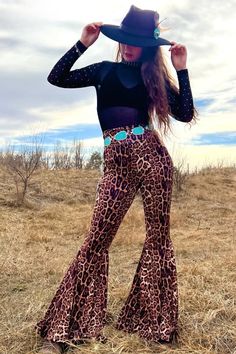 Long Live Leopard Bells Feel beautiful in a pair of Long Live Leopard Bells! Our high-waisted design accentuates your curves and flatters your figure, providing an all-day confidence boost that'll make you feel unstoppable. Step out with style and grace in these must-have leopard print bell bottoms! Printed Bell Bottoms, Link Belt, Bell Bottom Pants, Style And Grace, Long Live, Country Outfits, Country Girls, Western Wear, How To Feel Beautiful