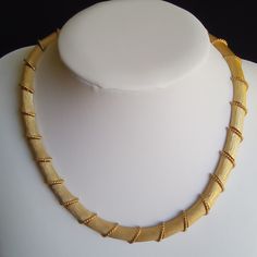 Please See Photos And Video For This Vintage Trifari Necklace. It's Bamboo Style, With No Tarnish.In Excellent Condition. See The Hook At The End Of Necklace. Matte Gold. Truly Beautiful. Measures 16 Inches. Because Of The Excellent Condition Of This Necklace, I Have Provided A Price With I Believe Is Fair. Please Check Out My Closet For More Vintage Items Including Necklace Sets I've Designed With High End Crystals. Trifari Jewelry Vintage, Matte Gold Necklace, Trifari Jewelry, Vintage Trifari, Necklace Sets, The Hook, Jewelry Vintage, Matte Gold, Necklace Set