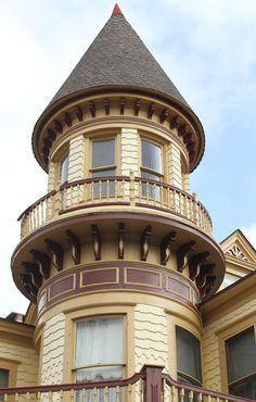 a tall building with a tower on top