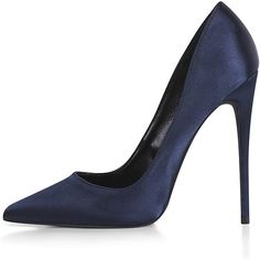 These sophisticated Bridal Navy Blue Satin Pointed Toe High Heels make the perfect addition to any special occasion. The satin upper exudes a luxurious look and feel, while the pointed-toe adds a touch of elegance. The mid-height heel ensures all-day comfort. The perfect combination of style and comfort. 100% Synthetic Rubber sole 4.72inch Heels Brand Size UK Europe Japan Heel to toe 5 2.5 35 225 22 - 22.5 6 3 36 230 22.5 - 23 7 4 37 235 23 - 23.7 8 5 38 240-245 23.7 - 24.3 9 6 39 250 24.3 - 25 Blue Heels Outfit, Bridal Party Dress, Navy Blue Pumps, Navy Prom Dresses, Navy Blue Heels, Shoes For Woman, Navy Heels, Cute Shoes Heels, Blue Pumps