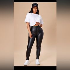 Faux Leather Pants.,Size Xs, Minimal Stretch,New With Tag And Original Packaging Yodit Yemane, 2024 Outfits, Teenage Fashion, Fashion Nova Pants, Southern Girl, Black Sequin Dress, Black Denim Jacket, Fashion Nova Jeans, Buy Buy