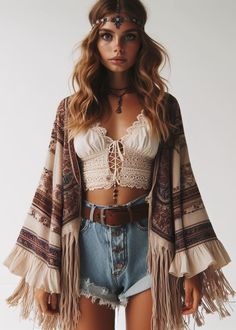 Boho Coachella Outfits, Boho Summer Outfits Bohemian, Bohemian Outfits, Cozy Bohemian, 70 Outfits, Festival Outfit Inspiration, Bohemian Summer Dresses