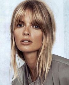 Long Fringe Hairstyles, Trendy We Fryzurach, Blonde Bangs, Balayage Blonde, Dirty Blonde Hair, Fringe Hairstyles, Dirty Blonde, Blonde Balayage, Hairstyles With Bangs