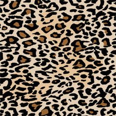 an animal print fabric with brown and black spots