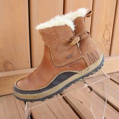 Super Cute, Warm And Toasty!!! Merrell Tremblant Women's Waterproof Polar Snow Boots, Us Size 6, Warm Brown With White Lining. Weather-Treated Genuine Leather And Suede Upper, Faux Fur Lining, Non-Slip Recycled Rubber Soles. Easy To Pull-On And Secure, Wrap-Around Elastic Toggle And Rustic Claw-Shaped Button Closure, 5" Shaft Rise, Nwob, Never Worn Outdoors, Like Brand-New Soles And Tread Snow Boots Waterproof, Boots Waterproof, Merrell Shoes, Recycled Rubber, Comfy Fashion, Warm Brown, Snow Boots, Rain Boots, Winter Outfits