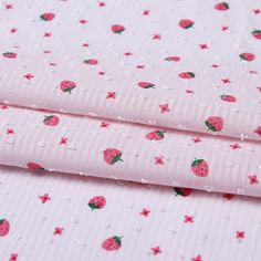 "Strawberry Fabric, Strawberry Print Cotton Fabric with 3D Polka Dots, Pure Cotton Fabric for Dress, Gown, Blouse, Baby Dress, Garment The listing is for 1 yard. Width:about 55\"(145 cm) Color: pink, off white, light yellow Graceful cotton fabric with 3d polka dot, printed strawberry pattern embroidery cotton lace fabric. The material of this fabric is fresh and high quality. Suitable for Skirt Bottoming, wedding dress, evening dress, illusion gowns, couture design, skirt and variety of handmade Strawberry Print Fabric, Strawberry Fabric, Gowns Couture, Design Skirt, Couture Design, Strawberry Pattern, Heart Template, Embroidery Cotton, Polka Dot Fabric