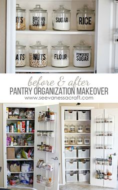 the pantry organization makeover is easy and cheap