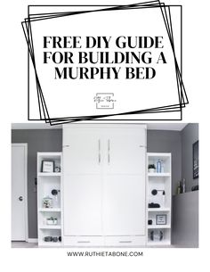 the free diy guide for building a murphy bed