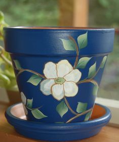 24+ Design Flower Pot Painting