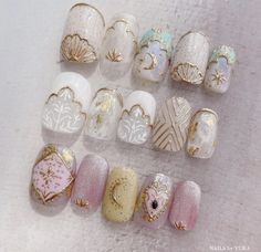 Cosmic Nails, Henna Nails, Boho Nails, Natural Nail Designs, Velvet Nails, Hippie Nails, Fantasy Nails