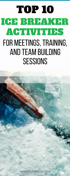 top 10 icebreaker activities for meetings, training and team building