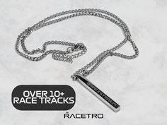 Introducing our Famous Tracks Coordinate Necklace, a stylish and exclusive piece of jewelry that pays homage to some of the world's most famous racing circuits. This necklace is perfect for motorsports enthusiasts, including fans of F1, NASCAR, IndyCar, and more. The necklace features an adjustable chain that can be customized to fit any neckline. The highlight of the necklace is the pendant, which displays the precise coordinates of your chosen racing circuit in a sleek and sophisticated way. T Italian Grand Prix, Indianapolis Motor Speedway, Racing Circuit, Daytona 500, Indy Cars, Race Track, Grand Prix, Nascar, Pendant Necklaces