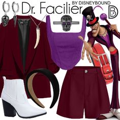 a fashion look from december 2012 featuring purple blazer, red top and high waist shorts