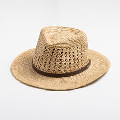 Brown Toquilla Straw Hat For Warm Weather, Summer Handwoven Toquilla Straw Fedora, Handwoven Toquilla Straw Fedora Summer, Bohemian Straw Hat For Travel And Vacation, Summer Style Handwoven Fedora For Vacation, Curved Brim Panama Hat For Beach, Spring Beach Straw Hat, Natural Woven Panama Hat For Country Events, Summer Handwoven Fedora For Vacation