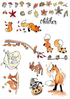 an image of a fox and other animals