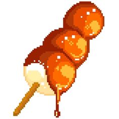 an image of some kind of food that is pixelated