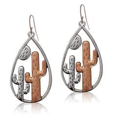 PRICES MAY VARY. 🌵Material: Alloy fashion jewelry is your best choice.It is lead free and nickel free, hypo allergenic, it doesn’t rust, change colour or tarnish. 🌵This fashion chic cute cactus earring must be a good choice for you.Show your sincere remind to someone and make a great gift for cactus lover in your life. 🌵Perfect gift for cactus lovers, cactus pendant jewelry, cactus themed jewelry earrings, gift for gardener, flower lover. 🌵Stylish color and design coordinate with suit, sport Metal Cactus, Friends Dinner, Cactus Earrings, Pretty Necklace, Teardrop Dangle Earrings, Festival Celebration, Pretty Necklaces, Party Festival, Themed Jewelry