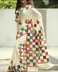 This beautiful design sari with cotton fabric fully handmade. 5.5 Meter sari Semi-stitched Cotton Blouse Piece With Pallu, White Bohemian Cotton Silk Dupatta, White Cotton Traditional Wear With Block Print, Cotton Saree With Pallu Detail, Cotton Saree With Pallu, Unstitched Cotton Saree, Multicolor Cotton Traditional Wear For Diwali, White Cotton Silk Dupatta With Block Print, Multicolor Cotton Saree With Weaving Details