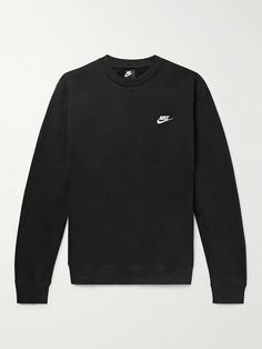 Black Nike Sweatshirt Men, Nike Crew Neck Sweatshirt, Pul Nike, Nike Crewnecks, Nike Hoodies For Men, Black Nike Crewneck, Black Nike Sweatshirt