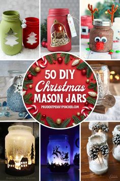 mason jar crafts for christmas and the holidays