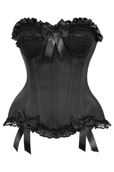 Fullbust corset made of premium satin fabric Hidden side zipper closure Underwire cups Spiral Steel boning throughout Flat steel boning in the back Lace-Up Back for cinching Dry Clean Only Waist Cincher Corset, Striped Shoes, Gothic Corset, Light Up Shoes, Overbust Corset, Biker Chic, Corsets And Bustiers, Underbust Corset, Thigh High Stockings