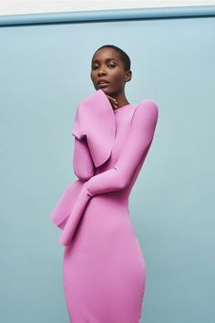 Shoot Ideas Black Women, Fashion Shoot Ideas, Julien Macdonald, Lilac Dress, Shoot Ideas, Fashion Shoot, Editorial Fashion, Pink Dress