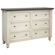 Stonegate 6 Drawer Dresser - Crafters and Weavers 5 Piece Bedroom Set, Grey Dresser, Solid Wood Dresser, Teen Bedroom Furniture, Bedroom Dresser, Wood Dresser, Furniture Warehouse, Bedroom Furniture Dresser, Double Dresser