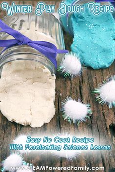 an image of homemade play dough recipe