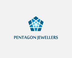 the logo for pentagon jewellers, which is designed to look like an abstract cube