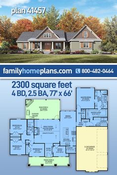 the floor plan for this house is very large and has 3 beds, 2 bathrooms