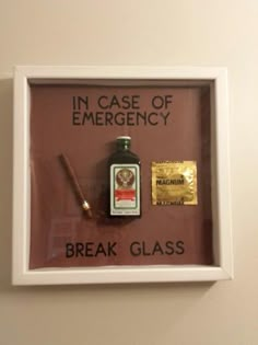 OMG.....LOL. It was pinned by previous pinner for a guy housewarming gift. Funny as hell. Guy Friend Gifts, Astuces Diy, In Case Of Emergency, Gag Gifts, Birthday Humor, Xmas Gifts, Creative Gifts