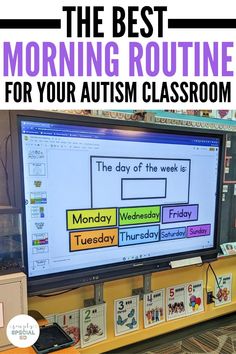 Do you need some fresh ideas for morning routines in the classroom? Today, I’m sharing morning routines in an autistic classroom. In my autism classroom, there are a few things students must do as they enter the classroom. I have a differentiated sign-in sheet, put up their parent communication folder, etc. Morning meeting is completed with daily calendar worksheets. We love doing movement breaks in the classroom. Learn about my visual schedule and much more! Classroom Visuals Special Education, Morning Work Special Education, 3rd Grade Special Education, Mod Severe Special Ed Activities, Resource Room Teacher Special Education, Unique Curriculum Special Education, Classroom Rules Special Education, Kindergarten Special Education Classroom, Self Contained Classroom Schedule