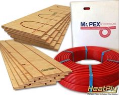 several pieces of wood and red plastic hose